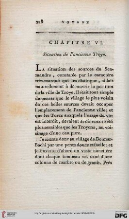 Chapitre VI: Situation de l’ancienne Troye