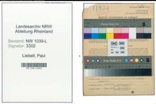 Entnazifizierung Paul Liebelt , geb. 09.10.1900 (Studienrat)