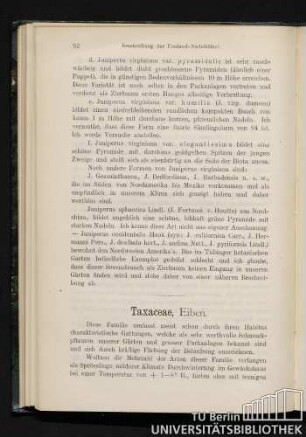 Taxaceae, Eiben.