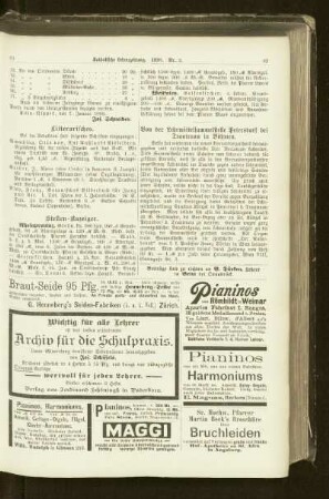 Von der Lehrmittelsammelstelle Petersdorf bei Trautenau in Böhmen