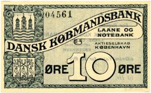 Geldschein, 10 Öre, 29.12.1908