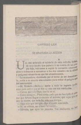 Capítulo LXIV - Se reanuda la acción