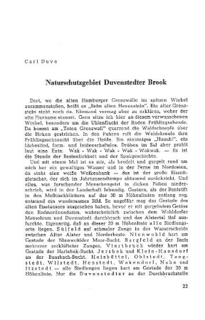 Naturschutzgebiet Duvenstedter Brook