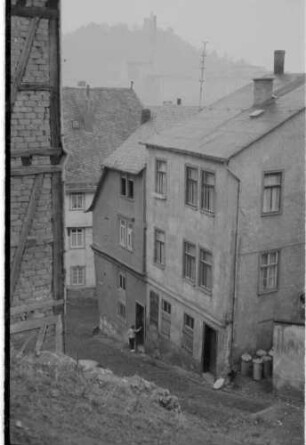 Wetzlar: Gasse zum Domplatz, von oben