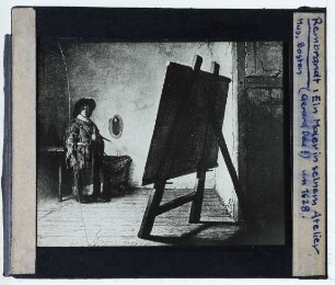 Rembrandt, Ein Maler in seinem Atelier (Boston MFA 38.1838)