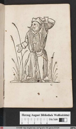 Rabelais, Les Songes Drolatiques de Pantagruel, XXVII [Karikatur eines Mönchs]