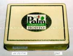 Blechdose für 100 Stück "Palm CIGARETTEN HORTO"