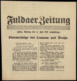 Ausgabe vom Montag, den 04. Juni 1917.