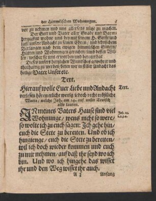 Text. [...] welche Joh. am 14. auf unser Teutsch also lauten.