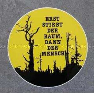 Aufkleber (groß) für Umweltschutz