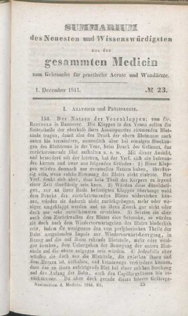 1. December 1841. No. 23.