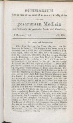 1. December 1841. No. 23.