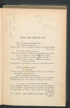 Rosas del crepúsculo