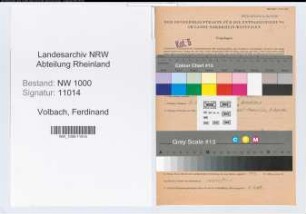 Entnazifizierung Ferdinand Volbach, geb. 08.12.1913 (Bauinspektor)