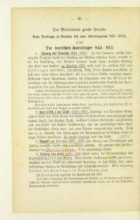 Des Mittelalters zweite Periode. Vom Vertrage zu Verdun bis zum Interregnum 843-1254