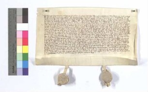Heinrich Hagenbach von Gündelbach verschreibt dem Kloster Maulbronn 3 Pfund Heller ewigen Zins aus 60 Pfund Heller Hauptgült.