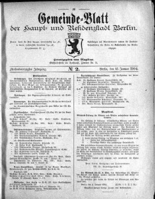 1904,2: No. 2, 10. Januar 1904