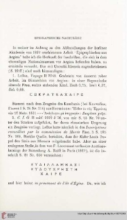 22: Epigraphische Nachträge