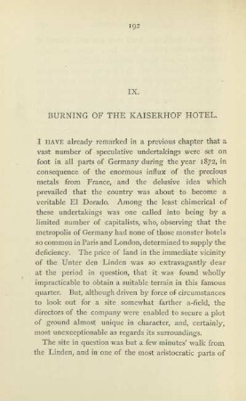 IX. Burning of the Kaiserhof Hotel