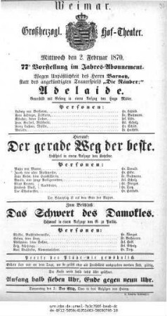 Das Schwert des Damokles