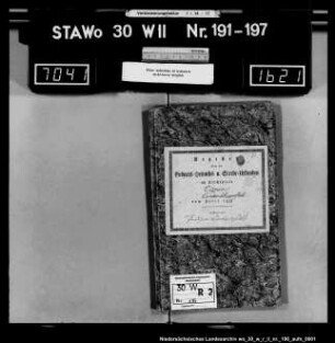 Zivilstandsregister Eitzum (Kanton Schöppenstedt)