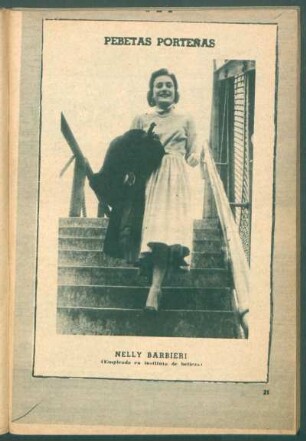 Nelly Barbieri (empleada en instituto de belleza) - [Fotografía] : Pebetas porteñas
