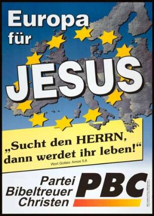PBC, Europawahl 1999