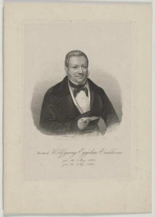 Bildnis des Wolfgang Egydius Eichhorn