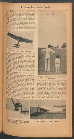 El aeroplano más rápido
