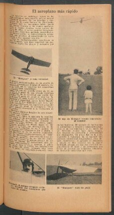 El aeroplano más rápido