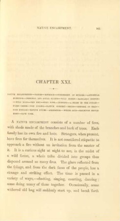 Chapter XXI. Native encampments ...