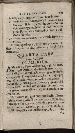 Quarta Pars Huius Breviarii. De America
