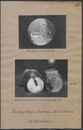 gebrochene Lenkschenkel eines 3 ts Ansbach-Kraftwagens