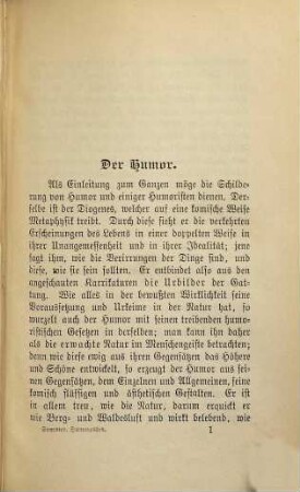 Humoresken und Novellen