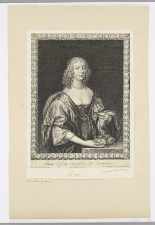 Anna Sophia, Comitissa De Canaruaen, Blatt 5 der Folge "Grafen und Gräfinnen"