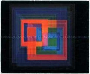 Einladungskarte zur Ausstellung "Show" der Park Row Gallery mit einem Motiv von Henry Ries - Nachlass