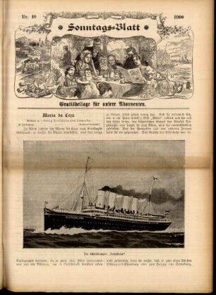Ausgabe vom Sonntag, den 11. März 1900.