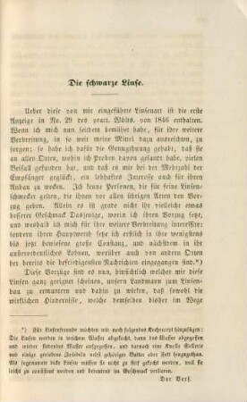 Die schwarze Linse.