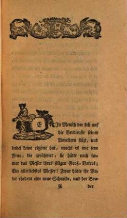 Moralische Beobachtungen und Urtheile