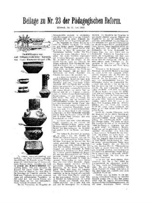 Hamburger Lehrmittel-Ausstellung : Beilage zu Nr. 23 der Pädagogischen Reform