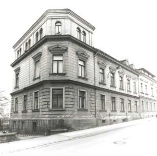 Reichenbach (Vogtland), Bahnhofstraße 55. Wohnhaus (um 1870). Straßenansicht