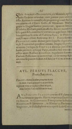 Aul. Persius Flaccus