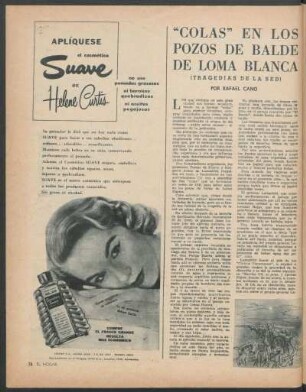 "Colas" en los pozos de balde de Loma Blanca : (Tragedias de la sed)