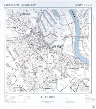 Stadtkarte Düsseldorf, Blatt 4670