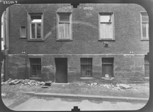 Schmalkalden, Leere Tasche. Wohnhaus. Straßenfront (Teilansicht)