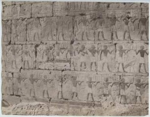 Totentempel der Hatschepsut (Deir el-Bahari), Luxor (Theben-West): Ansicht, Relief