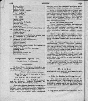 Beyträge zur Geschichte der fossilen Thiere