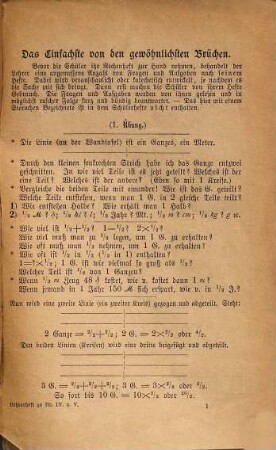 Joh. Fr. Heuner's Rechen-Aufgaben : mit gleichmäßiger Berücksichtigung des Kopf- und Zifferrechnens, 4/5. Ergebnisse nebst weiterem Übungsstoffe zum IV. u. V. Schülerhefte: Mittelklasse