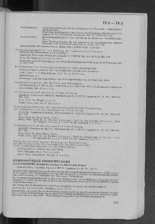 IV.4 Gemeinnützige Einrichtungen
