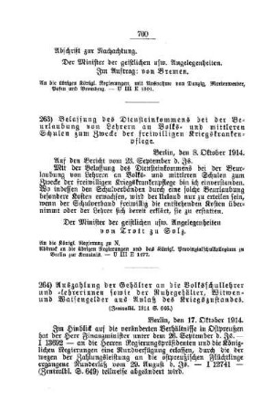 Auszahlung der Gehälter an die Volksschullehrer und -lehrerinnen sowie der Ruhegehälter, Witwen- und Waisengelder aus Anlaß des Kriegszustandes : [E. Öffentliches Volksschulwesen]
